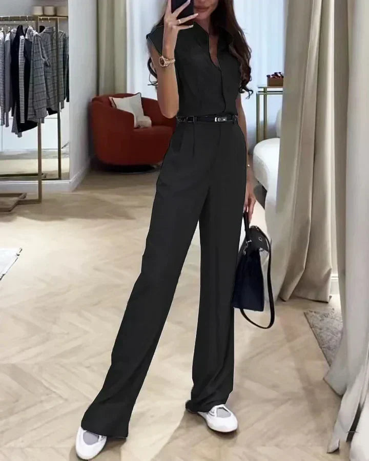 Adah - Duo décontracté de chemise et pantalon
