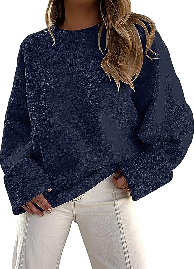 Pull à col rond et manches longues