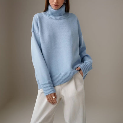 Danissa Pull à col roulé en tricot