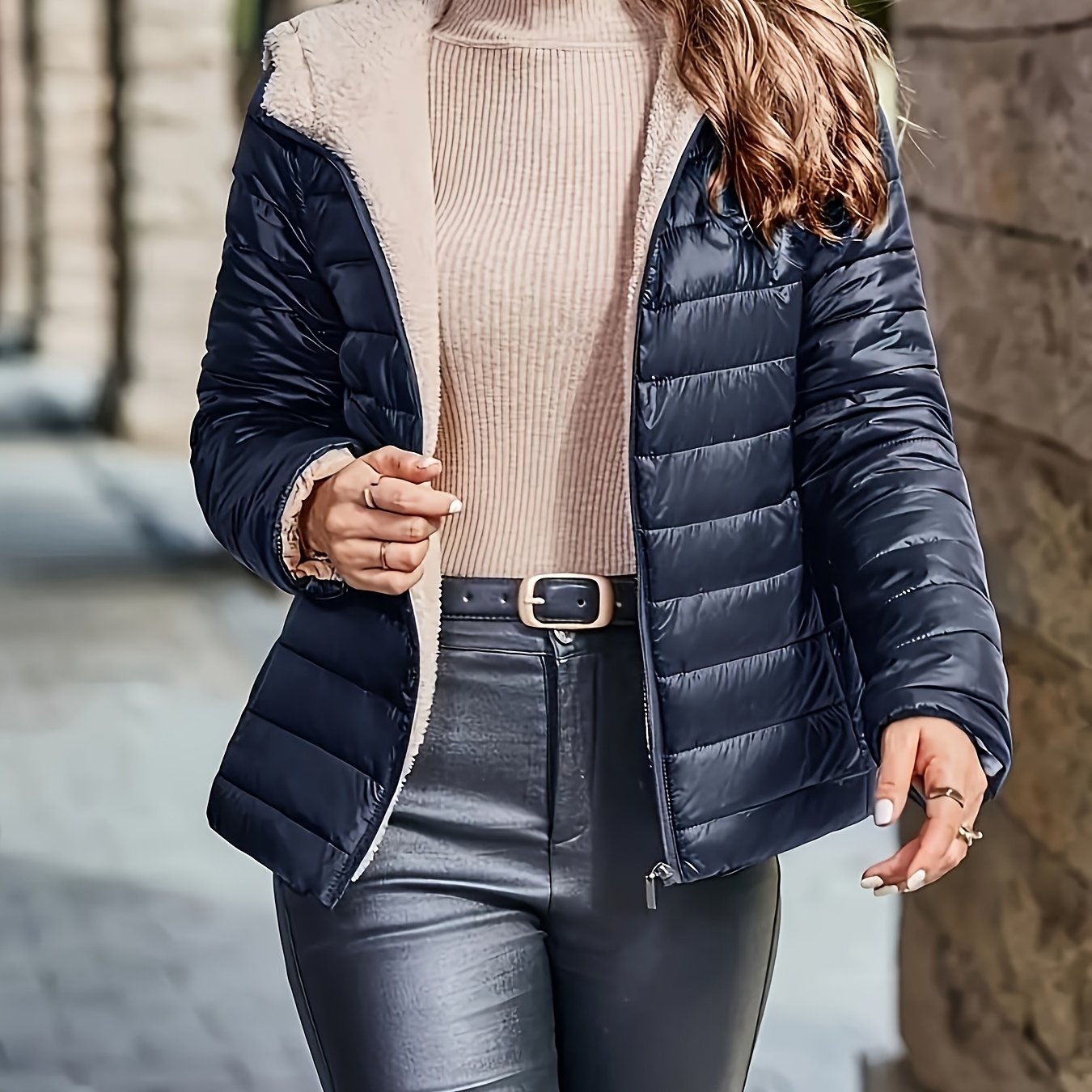 Nina | Veste à capuche matelassée chaude