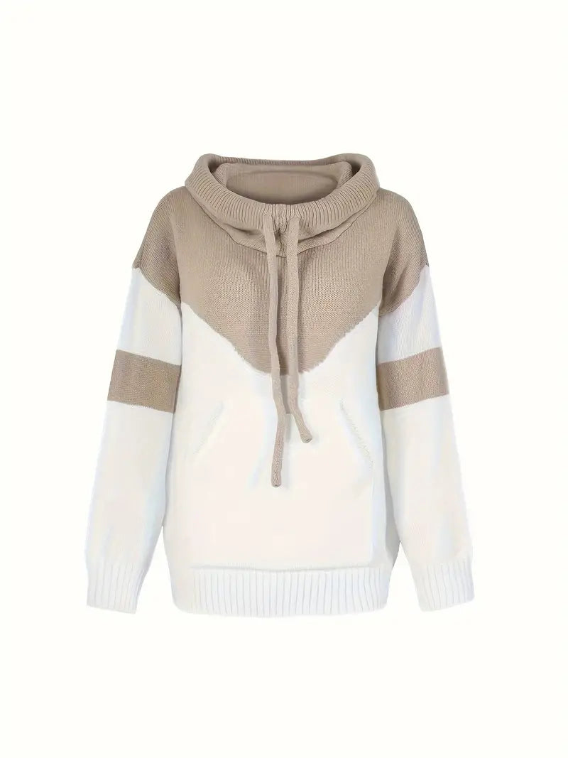 Ashley - pull décontracté en bloc de couleur