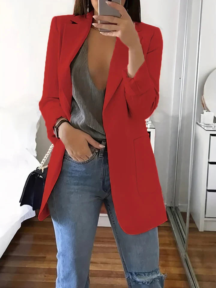 Blazer lyre décontracté grande taille