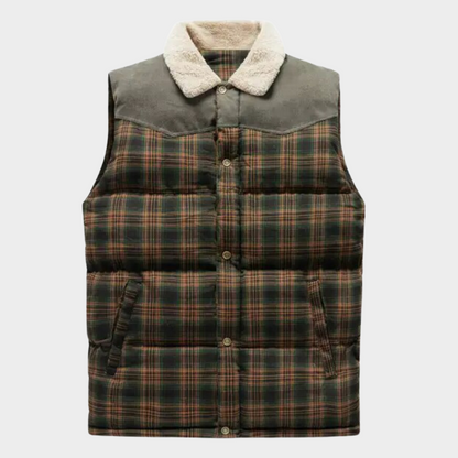 Victor - Bodywarmer classique à carreaux pour hommes