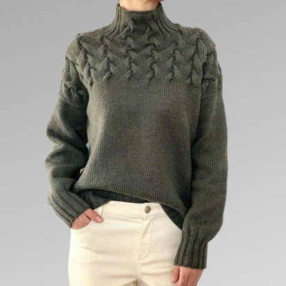 Rachel|Pull à col roulé élégant et chaud
