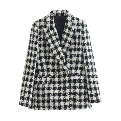Blazer double boutonnage pour femme
