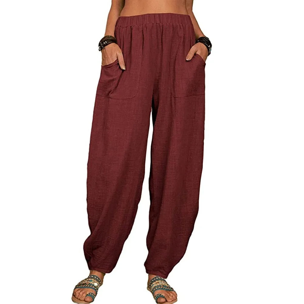 Clémence - Pantalon en lin Airy