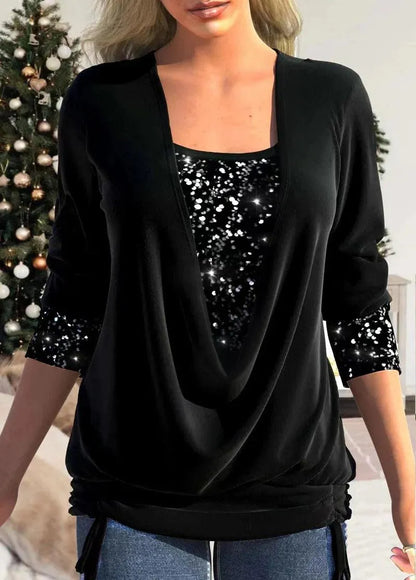 Chemisier - Collection Glamour - Détails chatoyants - Parfait pour les événements formels et décontractés
