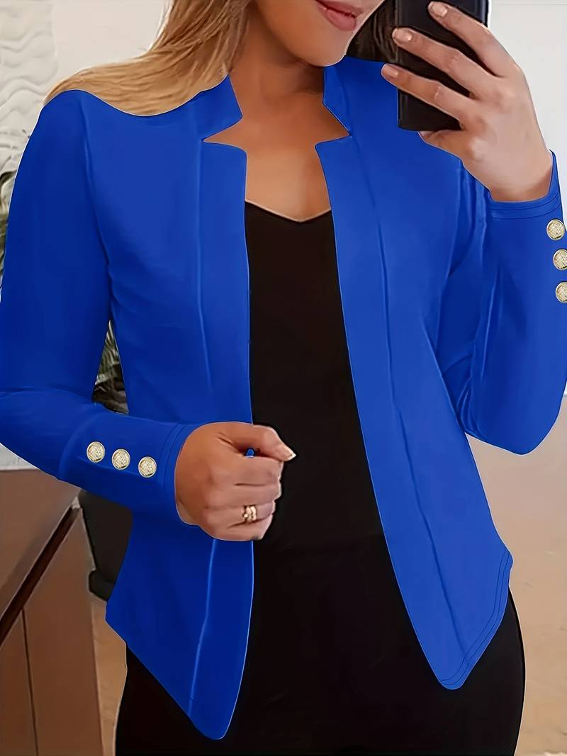 Emma - Blazer décontracté à manches longues et boutons