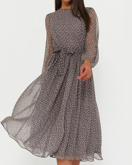 Isabelle | Robe élégante à pois