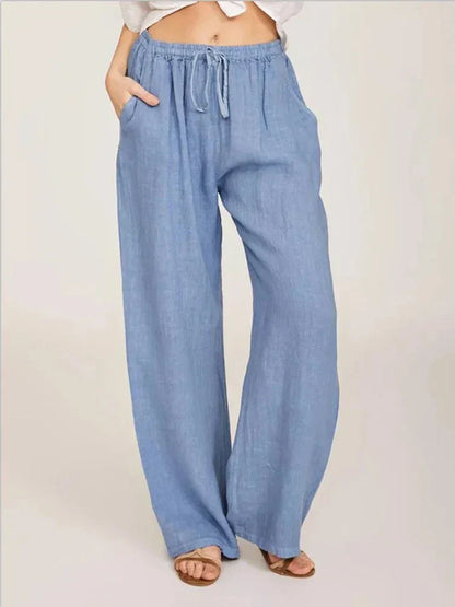 Virginia - Pantalon en coton et lin