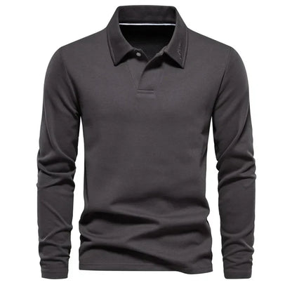 Yarno Blouse | Chemise polo à manches longues pour hommes