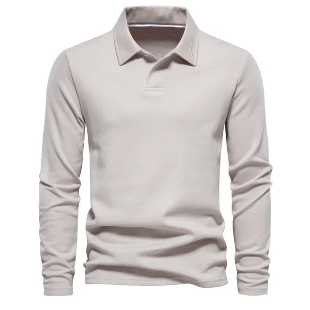 Yarno Blouse | Chemise polo à manches longues pour hommes