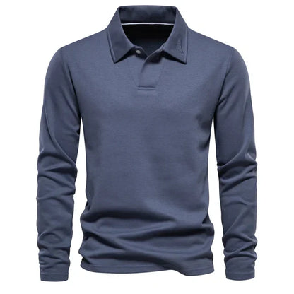 Yarno Blouse | Chemise polo à manches longues pour hommes