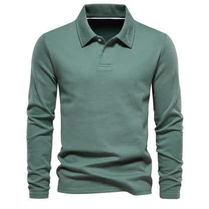 Yarno Blouse | Chemise polo à manches longues pour hommes