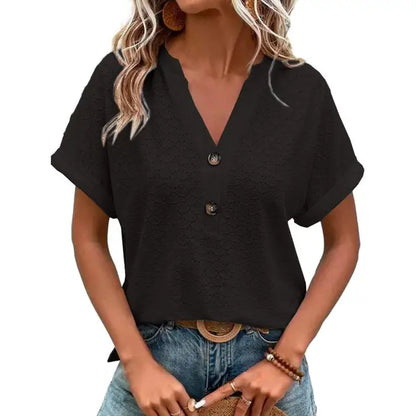 Top col V pour femme