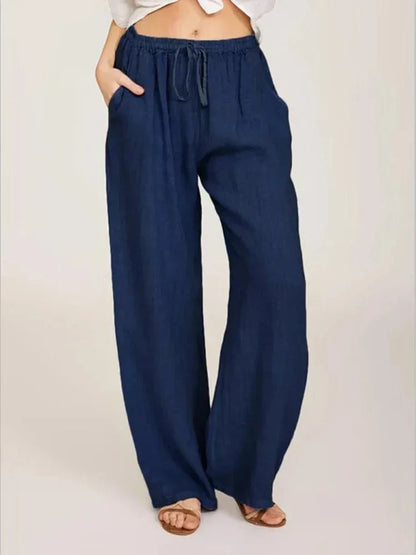 Virginia - Pantalon en coton et lin