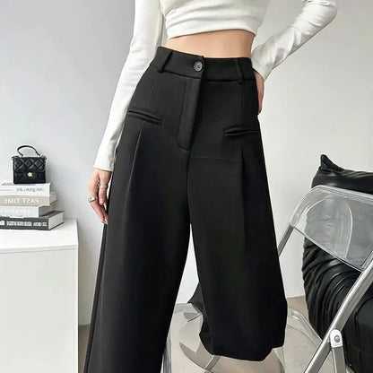 Nina - Pantalon Taille Haute Polyvalent et Stylé pour l'Automne pour Femmes
