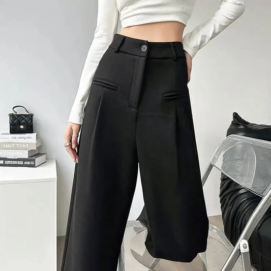 Nina - Pantalon Taille Haute Polyvalent et Stylé pour l'Automne pour Femmes