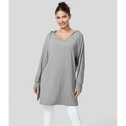 Alodiemin | Pullover décontracté surdimensionné pour femme | Manches longues