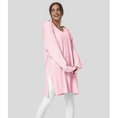 Alodiemin | Pullover décontracté surdimensionné pour femme | Manches longues