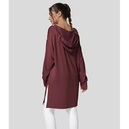 Alodiemin | Pullover décontracté surdimensionné pour femme | Manches longues