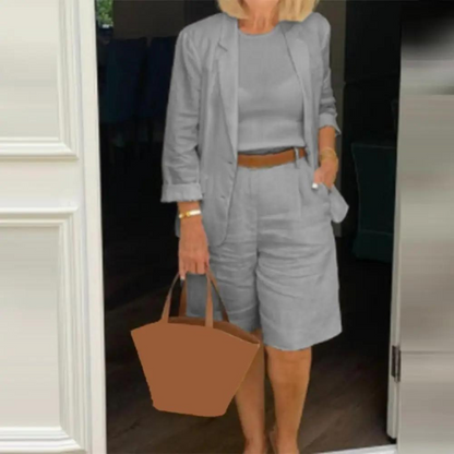 Amelie - Ensemble luxueux de blazers et de shorts pour femmes