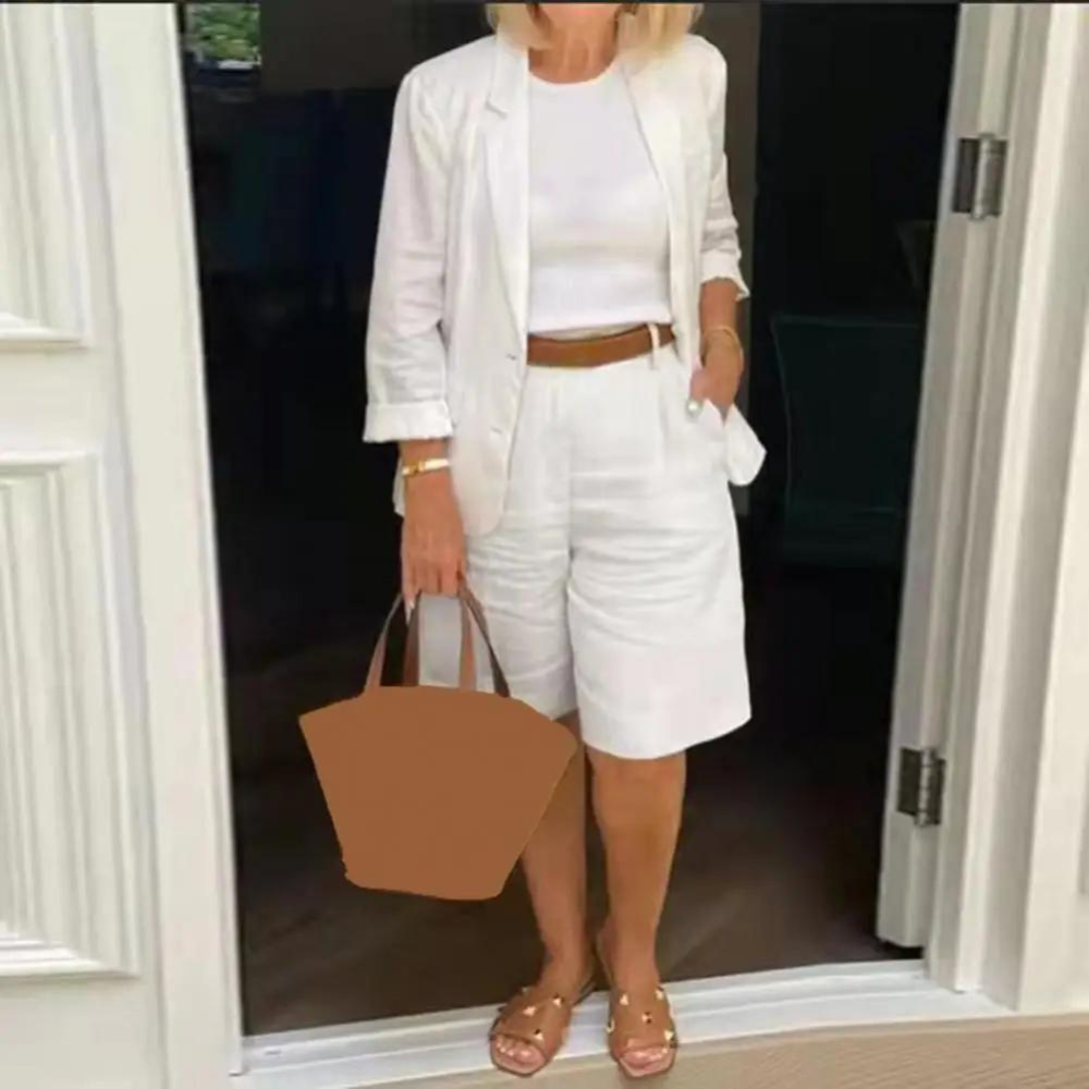 Amelie - Ensemble luxueux de blazers et de shorts pour femmes