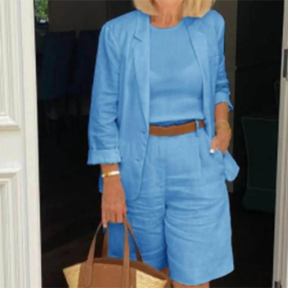 Amelie - Ensemble luxueux de blazers et de shorts pour femmes