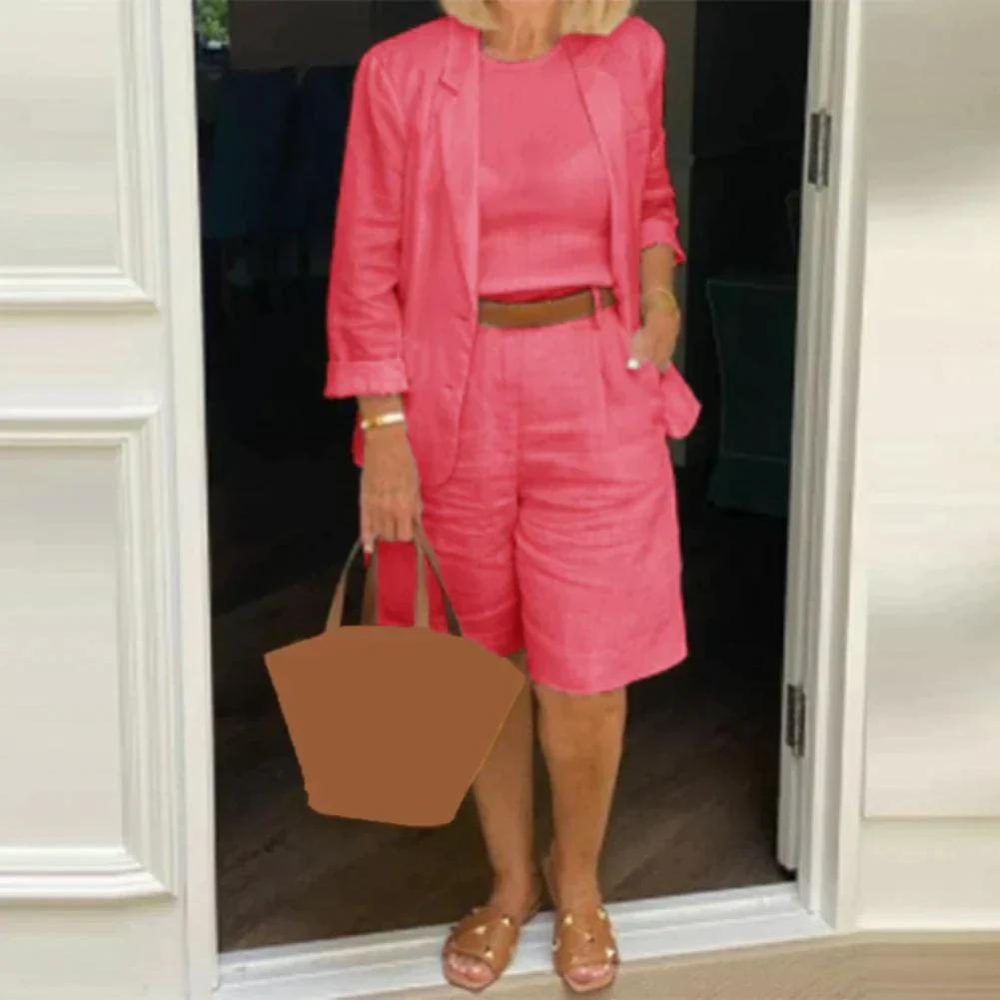 Amelie - Ensemble luxueux de blazers et de shorts pour femmes