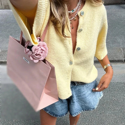 Anikanim | Cardigan court femme | Hiver