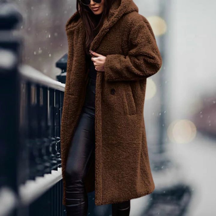 Veste à capuche douillette et élégante - Arabella