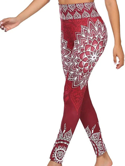 Leggings pour femmes avec motif à fleurs