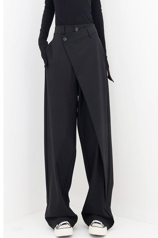 Pantalon asymétrique tendance pour femmes