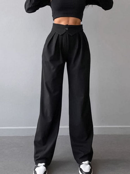 Pantalon tendance de couleur cheville pour femme