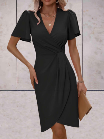 Sophie | Robe moulante à manches fluides