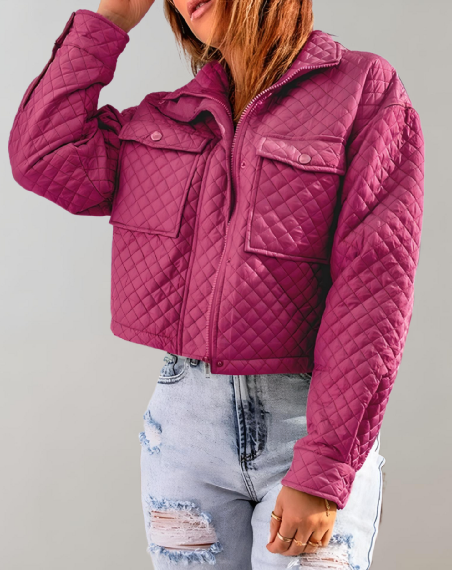 Nadia - veste légère décontractée avec boutons