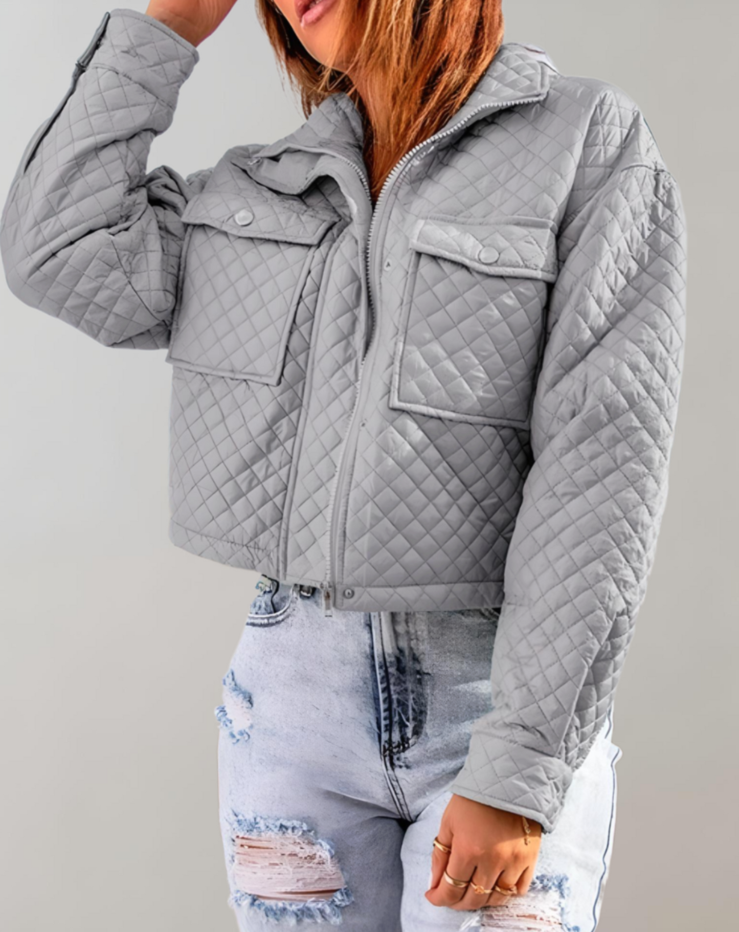Nadia - veste légère décontractée avec boutons
