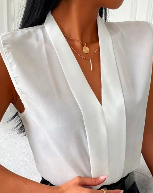 Vikkie Blouse | Blouse sans manches