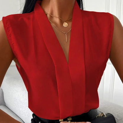 Vikkie Blouse | Blouse sans manches