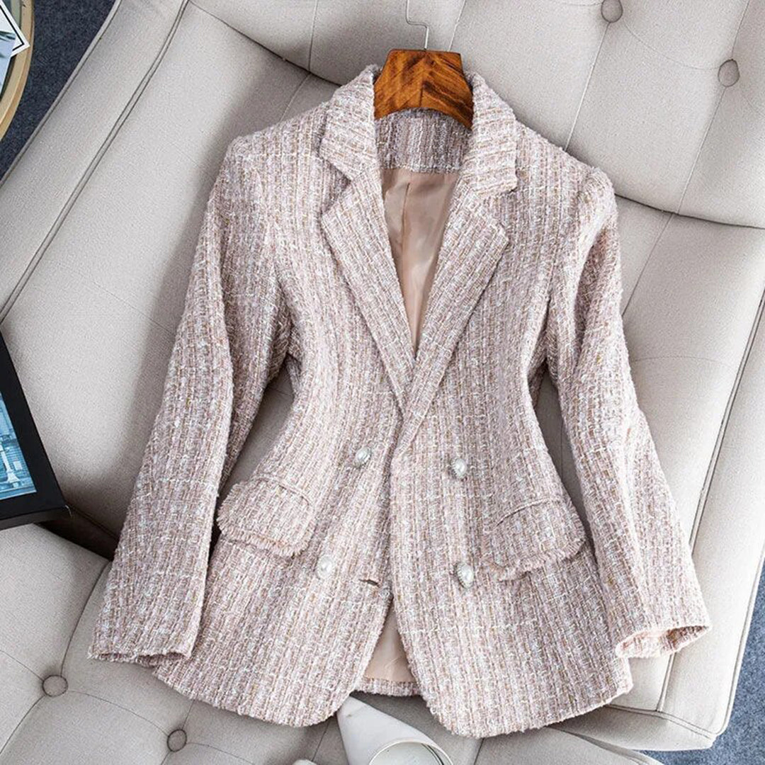 BLYTHE - Veste blazer à carreaux et ajustée pour femme