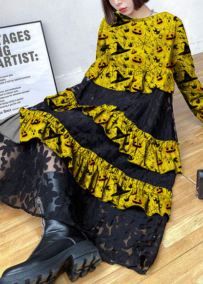 Beaute - Robes d'automne en dentelle avec volants