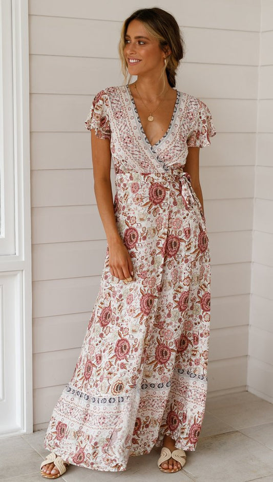 Beeba - Robe florale de style bohème