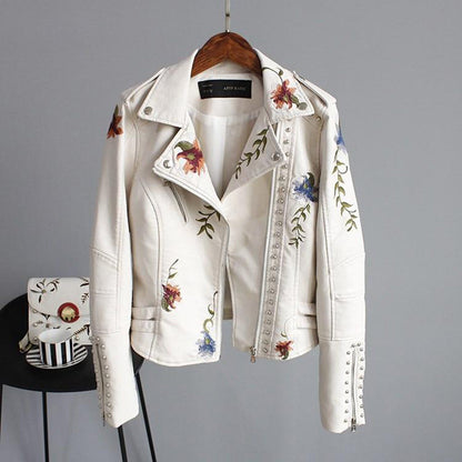 Chloe - Veste élégante à fleurs Streetwear