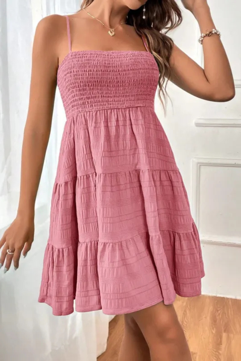 Belle | Robe d'été plissée à bretelles
