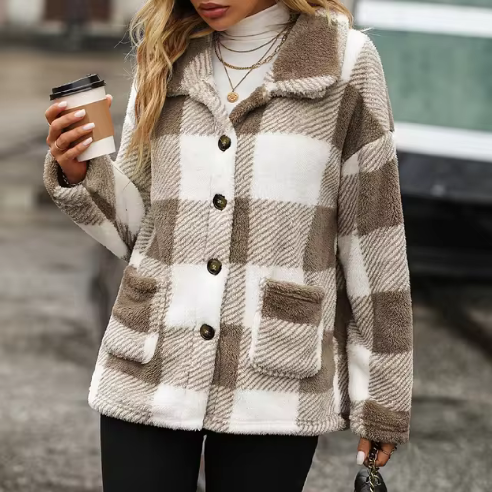 Benedetta - Veste à carreaux moyennement décontractée