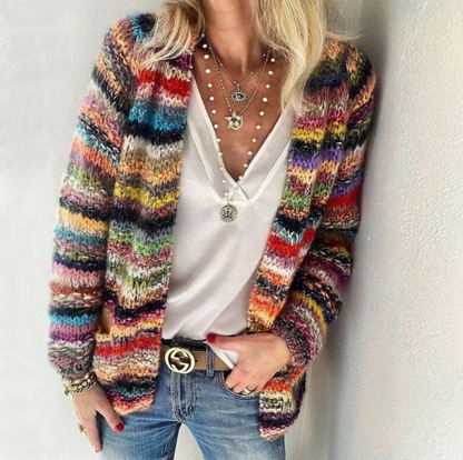 JESSIKA - veste en tricot stylée et colorée