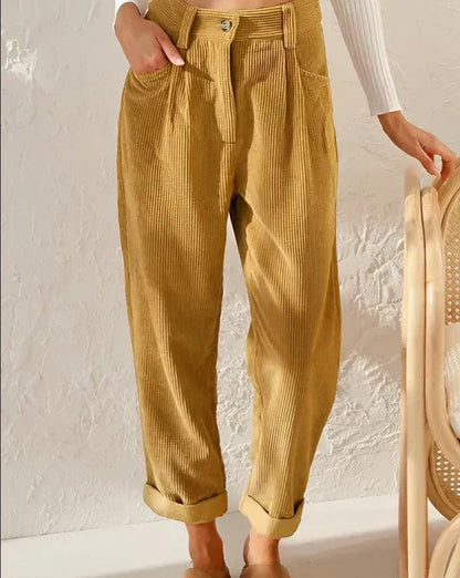 Pantalon taille haute classique pour femmes