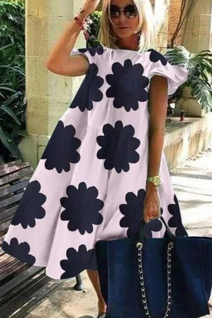 Billie - Belle robe souple avec imprimé A-line