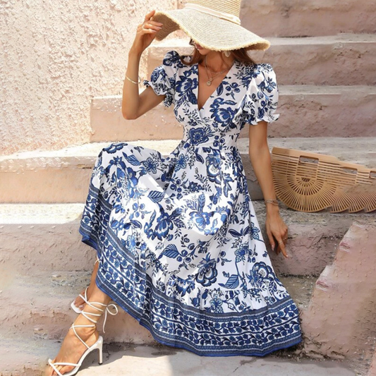 Julia - Robe à fleurs élégante
