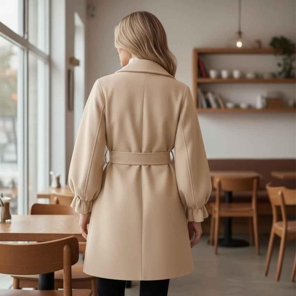 Bryce | Manteau Femme Élégant avec Ceinture Chic et Confortable